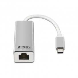 Conversor USB-C a RJ45 Gigabit NANOCABLE