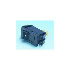 Interruptor Basculante Unipolar OFF-ON 15A/250V Negro
