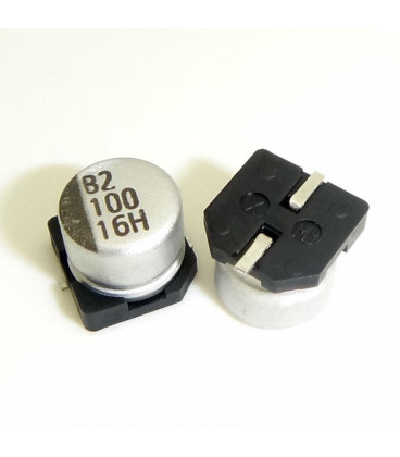 100uF 16V SMD Condensador Electrolitico SMD 6,3x5,8mm