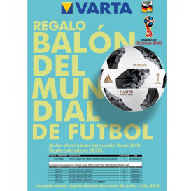More about Promo VARTA + BALON Mundial de Futbol 2018