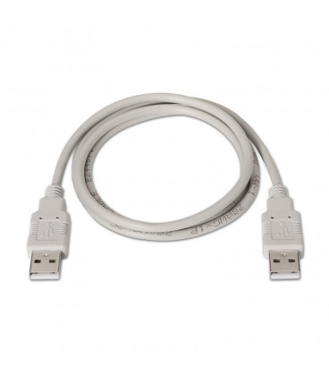 Cable USB 2. 0 A Macho a A Macho GRIS 1mts.