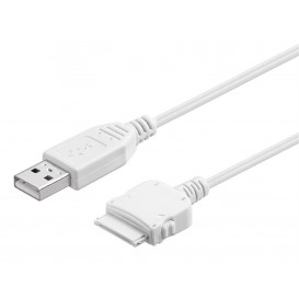 Cable USB 2.0 a Apple Dock color Blanco TCAB-201 (1,5 metros)
