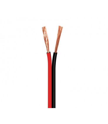 Bobina 100m Cable Paralelo 2x1,5mm  ROJO/NEGRO CCA