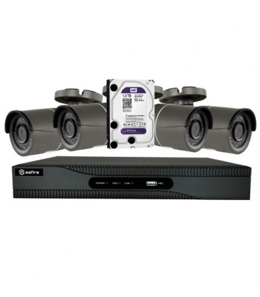 Kit CCTV con DVR y 4 Camaras SF-KIT06N