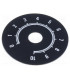 Disco Boton de Mando numerado Escala 0 a 10, diametro 50mm