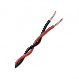 Bobina 100m Cable Trenzado 2x1,5mm LSZH Rojo/Negro
