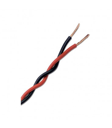 Bobina 100m Cable Trenzado 2x1,5mm LSZH Rojo/Negro