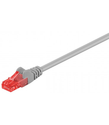 Cable Red Latiguillo RJ45 UTP Cat6 1,5m GRIS
