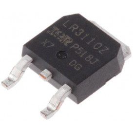 More about IRLR3110ZTRBF Transistor N-MosFet unipolar 100V 63A 140W DPAK