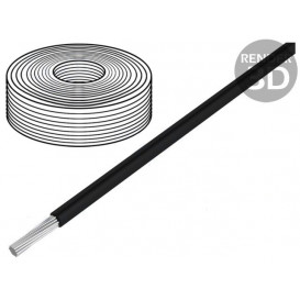 Cable Silicona 2,5mm 500v Negro