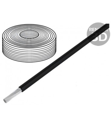 Cable Silicona 2,5mm 500v Negro