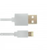 Cable Lighting a USB para IPHONE 5 6/7/8/X IPAD 1m BLANCO