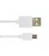 Cable MicroUSB a USB para SmartPhone Tablet 1m BLANCO