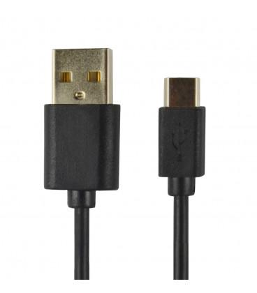 Cable USB-C a USB 3.0 para SmartPhone Tablet 1m NEGRO