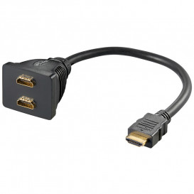 More about Cable HDMI a 2 HDMI Hembra duplicador
