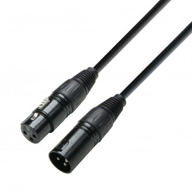 Cable DMX XLR Macho 3P a XLR Hembra 3P 30m