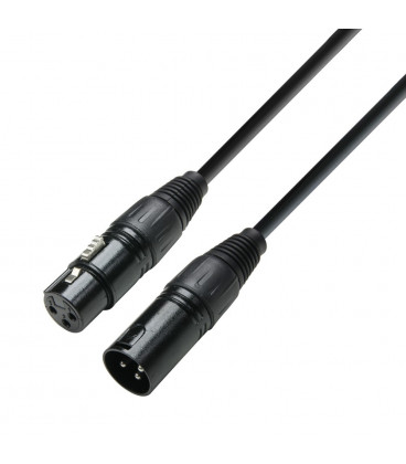 Cable DMX XLR Macho 3P a XLR Hembra 3P 30m