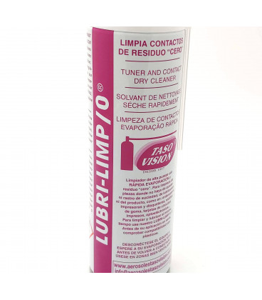 Spray Limpia Contactos Residuo 0 LUBRI-LIMP/0