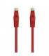 Cable Red Latiguillo RJ45 UTP Cat6a LSZH CU AWG24 0,5m ROJO