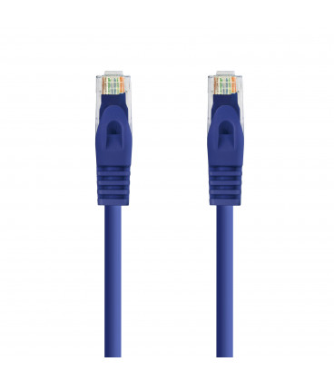 Cable Red Latiguillo RJ45 UTP Cat6a LSZH CU AWG24 1m AZUL