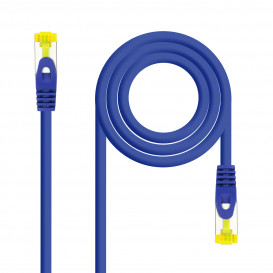 Cable Red Latiguillo RJ45 SFTP Cat6a LSZH CU AWG26 1m AZUL