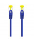 Cable Red Latiguillo RJ45 SFTP Cat6a LSZH CU AWG26 3m AZUL