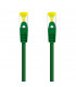 Cable Red Latiguillo RJ45 SFTP Cat6a LSZH CU AWG26 0,5m VERDE