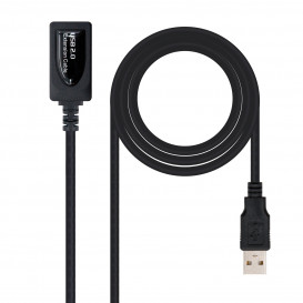 Prolongador Cable USB 2.0 Activo 5m NANOCABLE