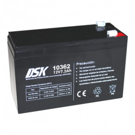 Bateria PLOMO 12V 7,2Ah UPS/SAI 151x65x94mm DSK