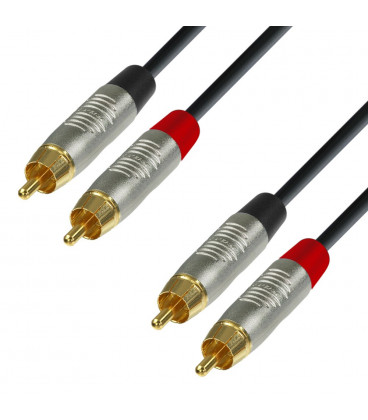Cable RCA 2 Machos a 2 RCA Machos 6m K4 REAN