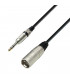 Cable XLR Macho a JACK 6,3 Stereo 10m