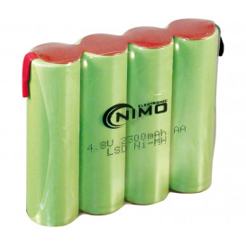 More about Bateria NI-MH 4,8Vdc 2300mAh AAx4 Con Terminales Soldar