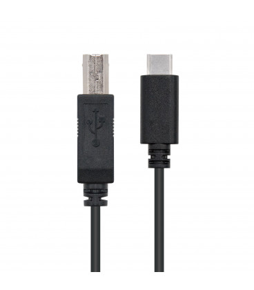 Cable USB 2.0 B a USB-C 1m