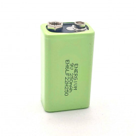 Bateria 6F22 9V 250mA NiMh Energivm  EH6LF22H250