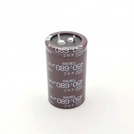 Condensador Electrolitico 680uF 450V 105º 30x50mm