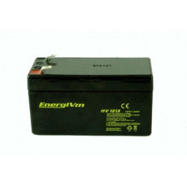 Bateria PLOMO 12V 1,3Ah AGM 97x43x52mm ENERGIVM