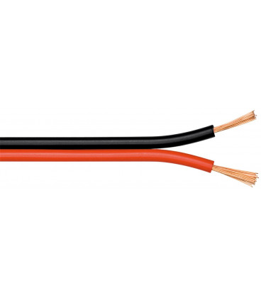 Bobina  50m Cable Paralelo 2x0,75mm ROJO/NEGRO