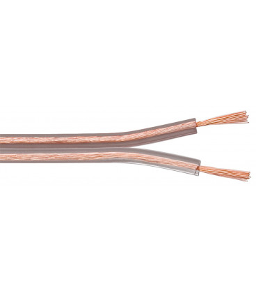 Bobina 25m Cable Paralelo 2x0,75mm TRANSPARENTE