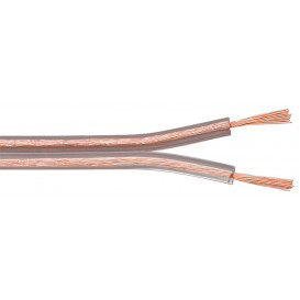 Cable Paralelo 2x2,5mm TRANSPARENTE Polarizado (Bobina 100m)