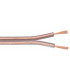 Bobina 100m Cable Paralelo 2x2,5mm Metreado TRANSPARENTE