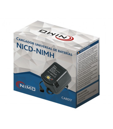 Cargador pack baterias NiCd NiMh hasta 12V 300mA