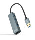 Hub USB 3.0 4xUSB3.0 GRIS