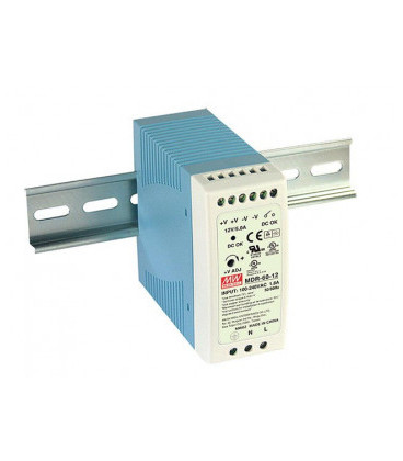 Fuente Alimentacion CARRIL DIN 24Vdc 2,5Amp 60W  Mean Well