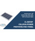 Panel Solar de Silicio 18,2V 10W medidas 354x251x17mm