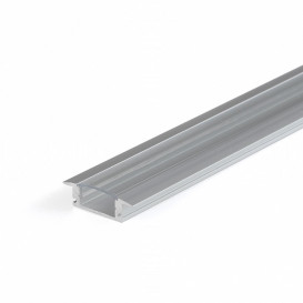 Perfil Aluminio Empotrar LED Difusor Transparente 17x7x2000cm CC-31