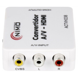 Conversor RCA AV Video y Audio a HDMI