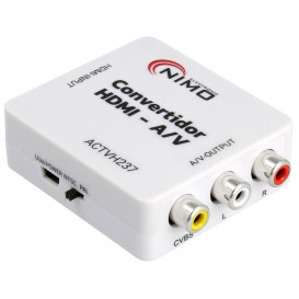 Conversor HDMI a RCA AV Video y Audio