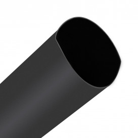 Tubo Termorretráctil 80.0mm NEGRO longitud 1m