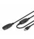 Cable USB 3.0 Activo 15m Prolongador