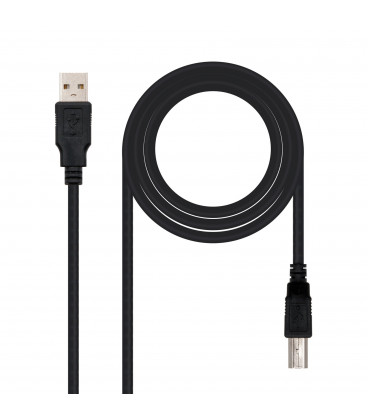 Cable USB 2.0 A a USB B longitud 1m